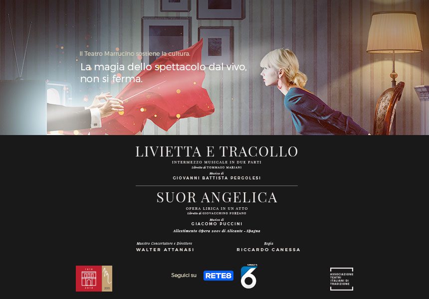 Il Teatro Marrucino a casa tua con Livietta e Tracollo e Suor Angelica