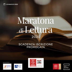 Maratona di lettura “La città che legge” – Proroga termine di partecipazione