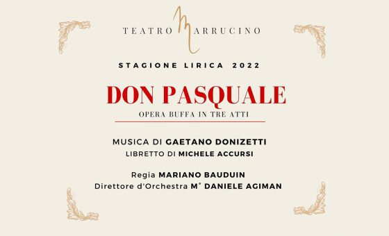 DON PASQUALE – Opera Buffa in Tre Atti
